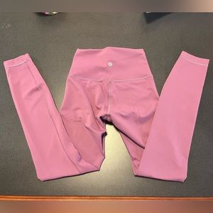 Lululemon Align Leggings 25” size 2 Velvet Dust